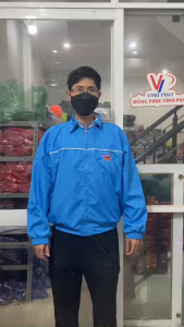 Áo Khoác Đoàn Thanh Niên Việt Nam Màu Xanh Ya Thêu Logo - Hàng đẹp sẵn đủ size để lựa chọn