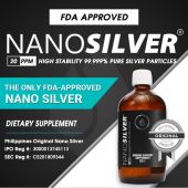 Nano Silver FDA APPROVED Original 250ml FDA LTO 3000013745113   US FDA FFR compliant  Expoet Ready