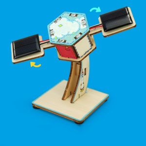 Solar toy science experiment package 7-14 years old aerospace diy satellite model technology small production