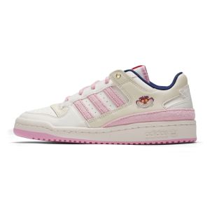 Giày Thể Thao Adidas Nữ Màu Hồng Clover Giày Trượt Ván Bằng Da Thoải Mái Thông Thường Kh5900 Đế Ngoài Bằng Cao Su Đế Phẳng Đa Năng