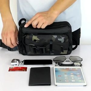 WEPOWER Fashion Shoulder Bag Men Waterproof Light Weight Travel Small Sling Messenger Crossbody Bags Beg Silang Pouch