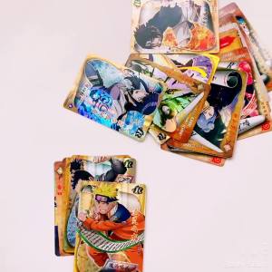 Bandai | 5 Packs Naruto Card Deidara Gaara Kakashi Itachi Jiraiya Action Figures Trading Collection Cards Kid Gift Toy