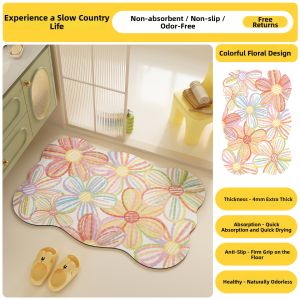 ovzf | Water-Absorbent Anti-Slip Floor Mat