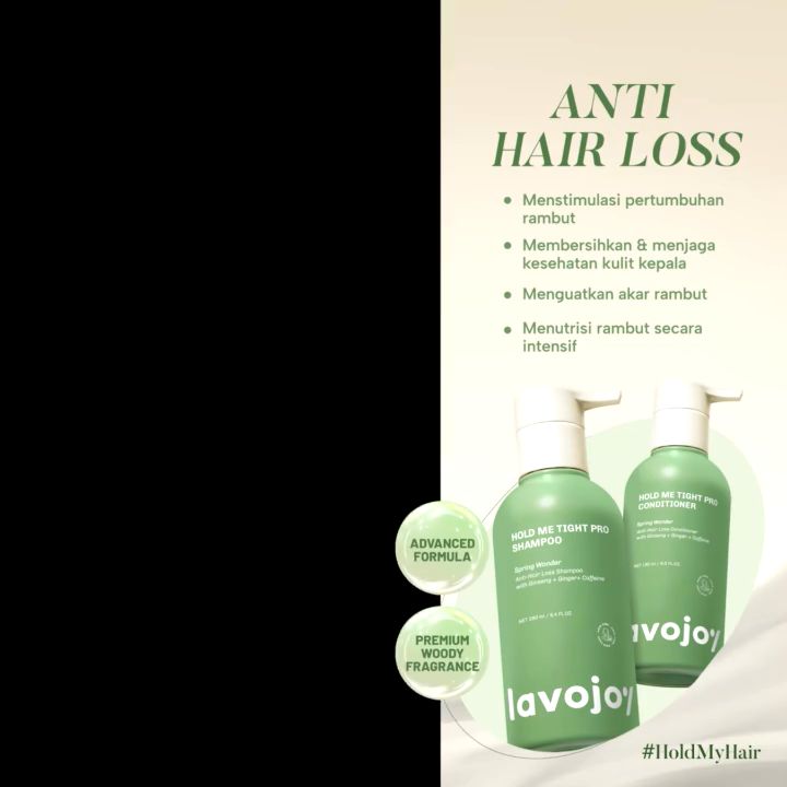 LVJ LAVOJOY HOLD ME TIGHT PRO CONDITIONER 180 ML HAIR CARE KONDISIONER RAMBUT