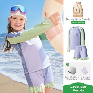 Kocotree | Sun Protection Long Sleeve Separate Swimwear