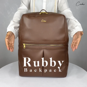 CABS POCKET - Tas Ransel Wanita Terbaru Kekinian Muat Laptop 17 Inch Backpack Traveling - Rubby Bag