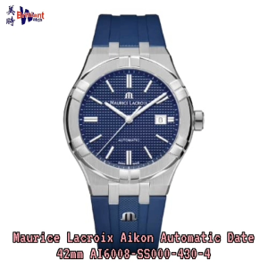 🔥NEW🔥[Official Warranty] Maurice Lacroix Aikon Automatic Date 42mm AI6008-SS000-430-4 Men Watch