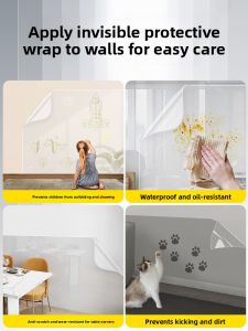 REVGUEN | Static Dustproof Moisture-proof Waterproof Wall Protection Film