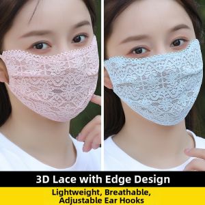 FUXIANHAO | Sun Protection Fashionable Lace Face Mask
