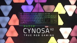 Razer Cynosa V2 True RGB Gaming Keyboard (Customizable Chroma RGB Lighting - Individually Backlit Keys – Spill Resistant)