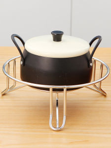 ชั้นวางหม้อสเตนเลส 3 ขา สำหรับใช้ในครัว ชั้นวางหม้อหิน ทนความร้อน อุปกรณ์ทำอาหารในครัวสำหรับใช้ในบ้าน ชั้นวางหม้อขนาดใหญ่ ทนทานต่อความร้อน ชั้นวางของ