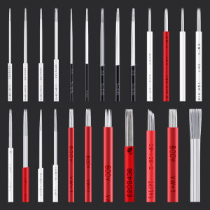 Quick Handmade Fogging Needle Blade Eyebrow Shaping Tool round Needle Scatter Mouth Needle for Tattooing And Beauty Tools