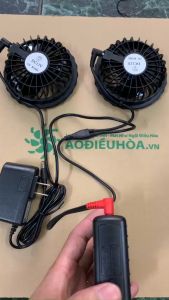 [ PIN 30.000MAH + QUẠT 12V ] Phụ kiện của áo điều hòa chính hãng Nhật Bản - Bảo hành 1 năm