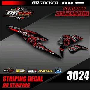 3024 Striping Sticker Beat Deluxe/Beat 2020-2021 Desain Teknologi Semifull