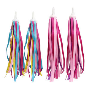 Bicycle Handlebar Streamers for Kids Bright Color Tassels for Cycling Safety and Decoration