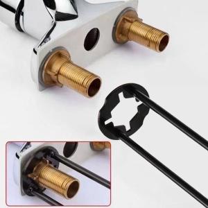 ชุดเครื่องมือซ่อมแซมท่อประปาในบ้าน ประแจอ่างล้างหน้า ประแจก๊อกน้ำ ประแจหกเหลี่ยมสี่ขา ประแจห้องน้ำ