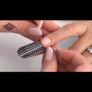 Nail Art Tips Extension Forms Guide French DIY Tool Acrylic UV Gel Extension Curl Form Nail Gel Sticker