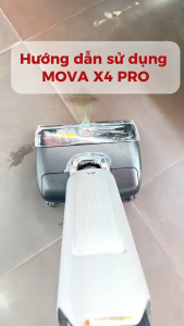 Máy hút bụi lau nhà XIAOMI Dreame Mova X40 Pro lau nước nóng 90°C giặt & sấy khô giẻ