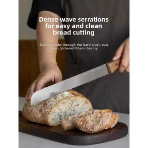 Besee | Precision German Bread Serrated Stainless Steel Knife