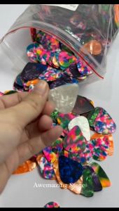 Pick Gitar Celluloid Aneka Warna - UKURAN NORMAL