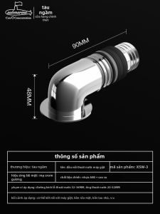 Submarine | Ống Xả Máy Giặt Phù Hợp Ba Cổng Kết Nối Kết Hợp
