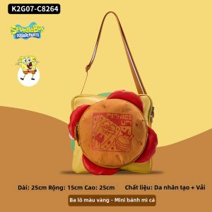Kawasaki | Túi Vợt Cầu Lông Nhiều Ngăn Hợp Tác SpongeBob Krabby Patty