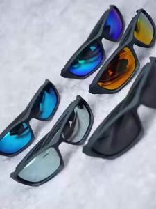 3Pcs Men Fashion Glasses Lightweight Durable PC Frame with TAC Lenses