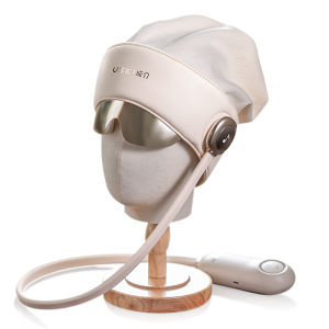 USKI | Head Massager Cap with Scalp Heat Therapy and Neck & Eye Massage