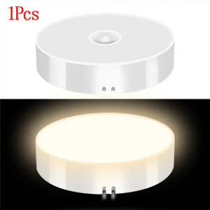 Sensor LED Night Light USB Rechargeable%% Night Lamp For Kitchen Cabinet Wardrobe Lamp%% Staircase Wireless LED Closet Light