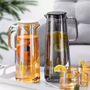 Heat-Resistant Glass Pitcher for Refrigerator