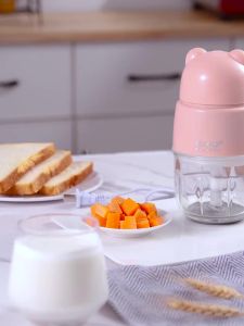 宝宝辅食机婴儿料理机家用小型电动搅拌机迷你绞肉机榨果汁破壁机