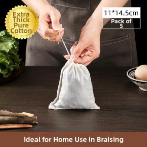 MIVOFIVO | Thickened Food Grade Cotton Strainer Bag