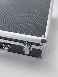 Aluminum Alloy Hardware Tool Box Carrying Case Instrument Safety Equipment Storage Box Lock Sponge Instrument Equipment File Storage Box Multifunctional Hardware Box