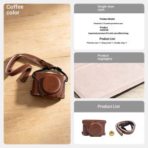 Camera Bag for Panasonic Lumix L10 Dedicated Protective Case Camera Protective Cover with Shoulder Strap