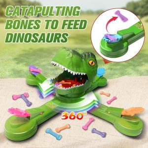 Feeding Frenzy Fun: Electric Dinosaur Bone Battle - Multiplayer Action Speed Challenge for Family & Parties