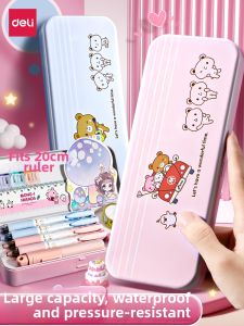 deli | 3D Design Waterproof High Capacity Stationery Box