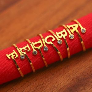 (BISA COD) PROMO! CINCIN NAMA GOLD TITANIUM FASHION WANITA LAPIS EMAS