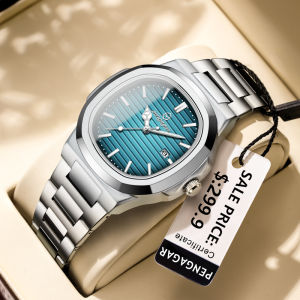 2025 New Luxury Military Man Watch Square Waterproof Luminous Date Week Men Watch Stainless Steel Quartz Mens Watches Reloj+box