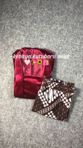 Kebaya Bludru Anak Polos Lengan Panjang//Pakaian Tradisional Jawa//Termurah//Terlaris