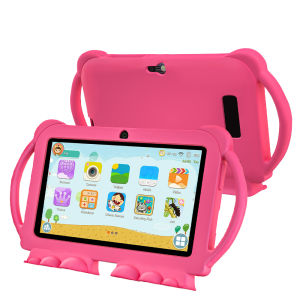 BDF | New 5G WIFI 7-inch Childrens Tablet 4GB+64GB ROM Mini Pad Quad Core Dual Cameras Kids-Proof Protective Case Tablets Android 13