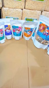 Bánh Quy Hình Cá Vị Cá Ngừ/Cá Hồi/Cỏ Mài Răng Canxi Hamster/Sóc/Nhím/Chó/Mèo Thú Cưng