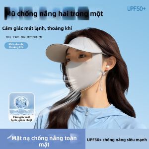 PISSA | UV Protection Face Mask with Ear Loops and Sun Visor