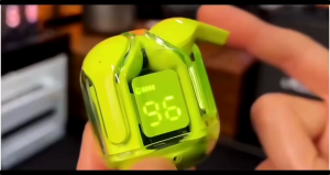 Gaming Wireless Earphone Bluetooth12D Sound Touch IPX7 tahan air Digital Display earphone