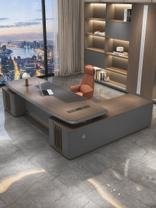 Executive Modern Office Table and Chair Combination