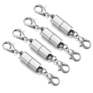5 Bộ/lô DIY Khóa Từ Tính Làm Đồ Trang Sức - Kim Loại Vòng Tay & Vòng Cổ Kết Nối Khóa Phụ Kiện