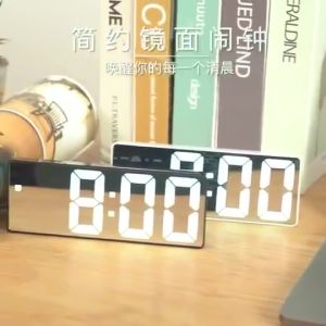 LED mirror clock ins desktop clock schedule table simple LED digital display electronic alarm clock