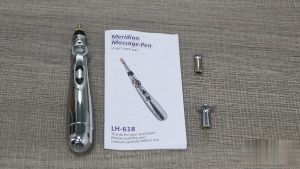 Suolaer Electronic Acupuncture Pen Electric Meridians Laser Therapy Heal Massage Pen Meridian Energy Pen Relief Pain Tools
