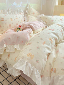 Kiss Dear | Floral Lace French Princess Style Bedding Set