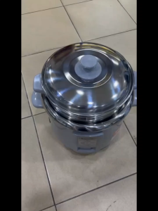 Butterfly Stainless Steel Straight Rice Cooker with Steamer 1.5L - BRC-SS150