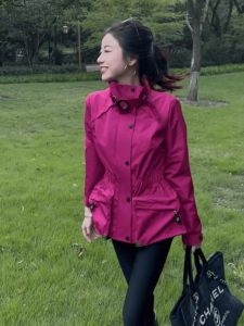 DANTING | Stylish Outdoor Casual Trendy Pink Short Jacket
